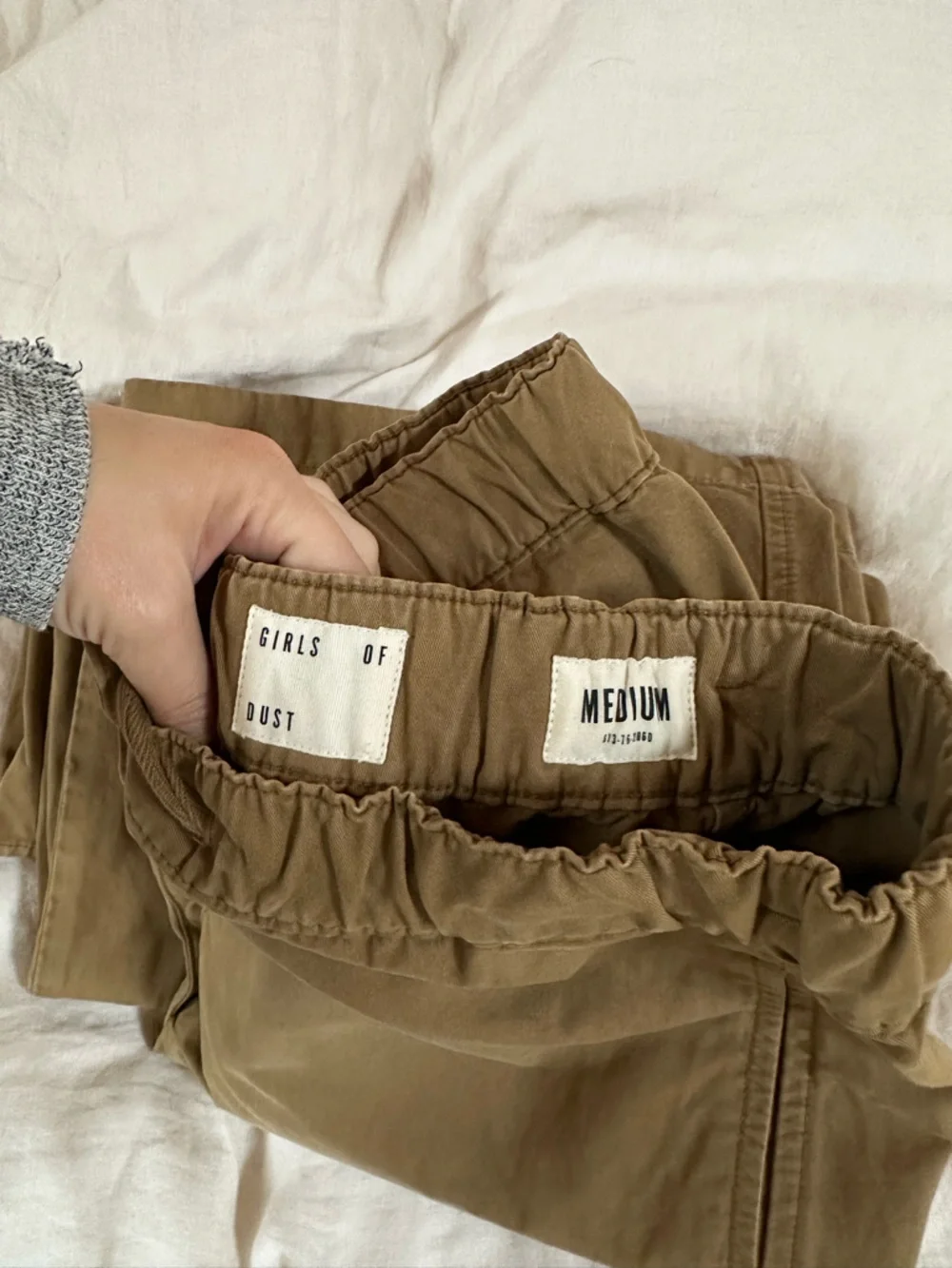 Girls of Dust Para Cargo Pants Size Medium 100% Organic Cotton - Picture 10 of 13